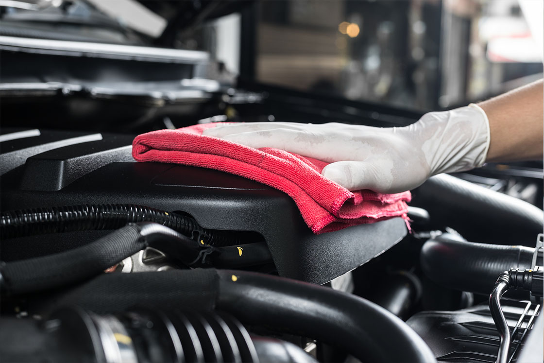 Engine bay detail